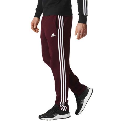 adidas essential 3-stripes blauwheren|adidas 3 striped fleece pants.